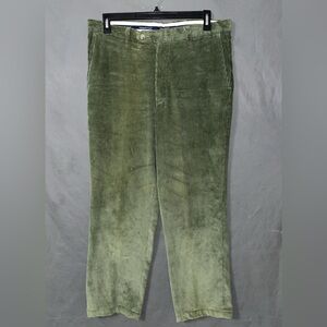 Vineyard Vines Men's 34x29 Crimson Green 100% Cotton Corduroy Pants